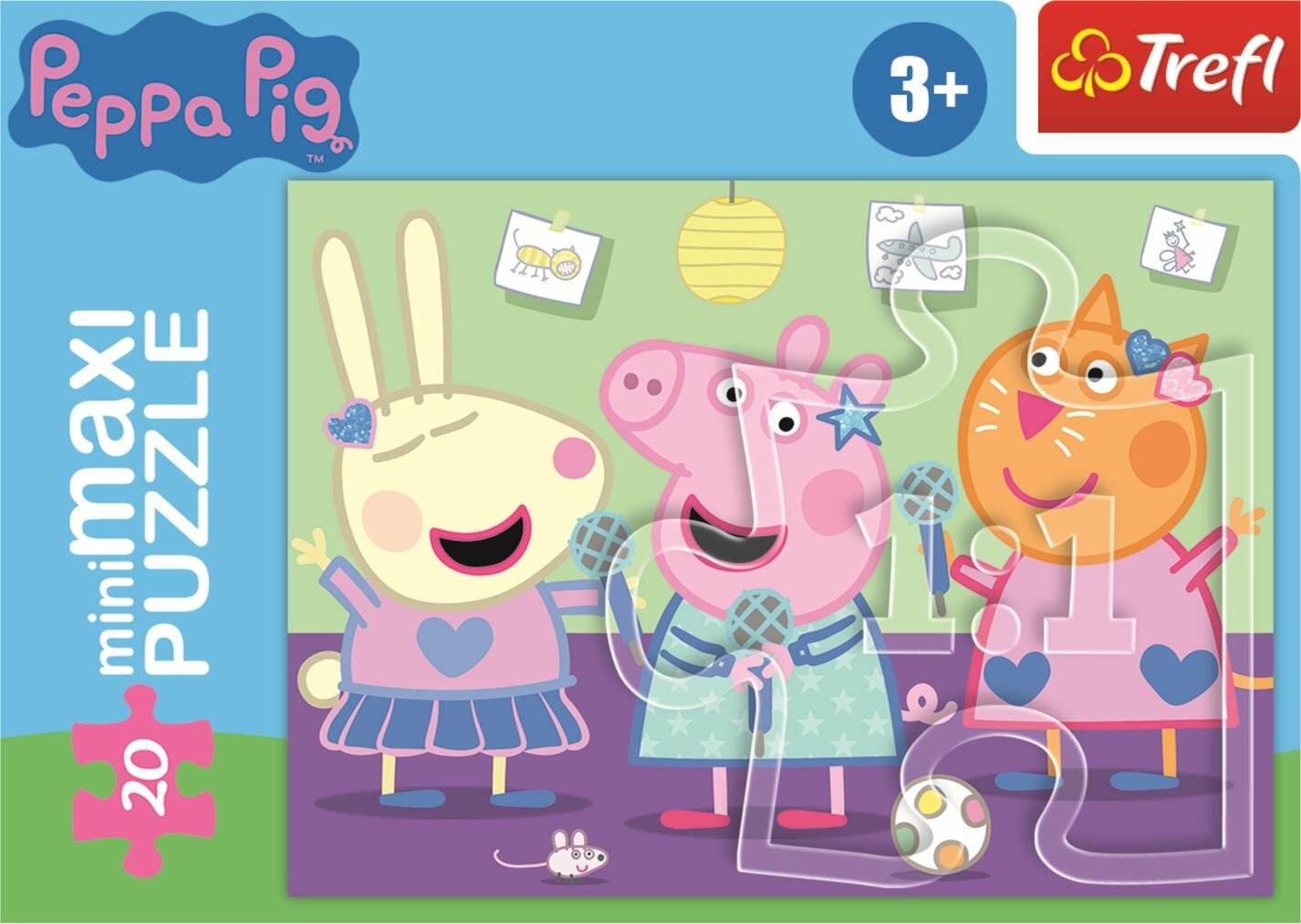 TREFL Puzzle Peppa Pig: Karaoke 20 Teile