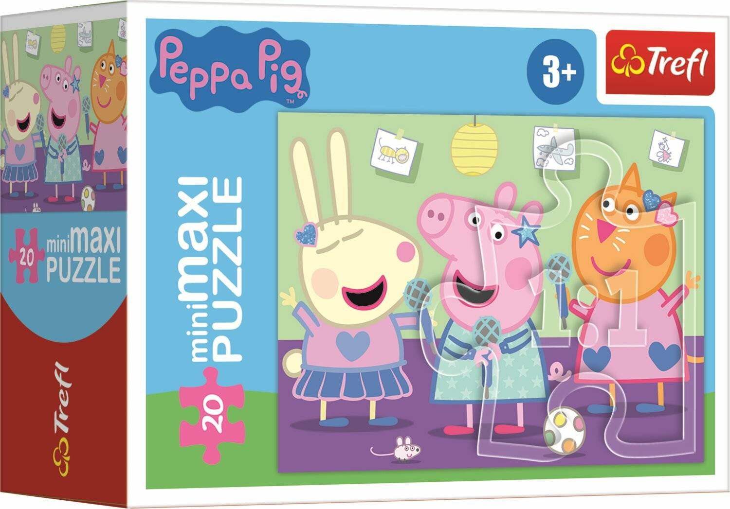 TREFL Display Puzzle Peppa Pig 20 Teile (24 Stück)