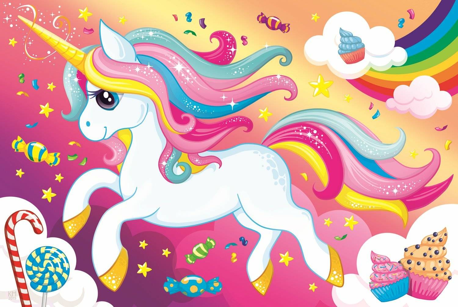 TREFL Puzzle Sweet Unicorn 100 Teile