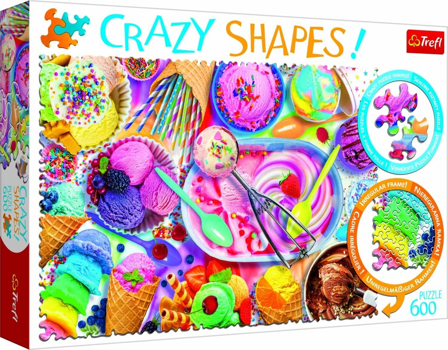 TREFL Crazy Shapes puzzle Sweet Dreams 600 Teile