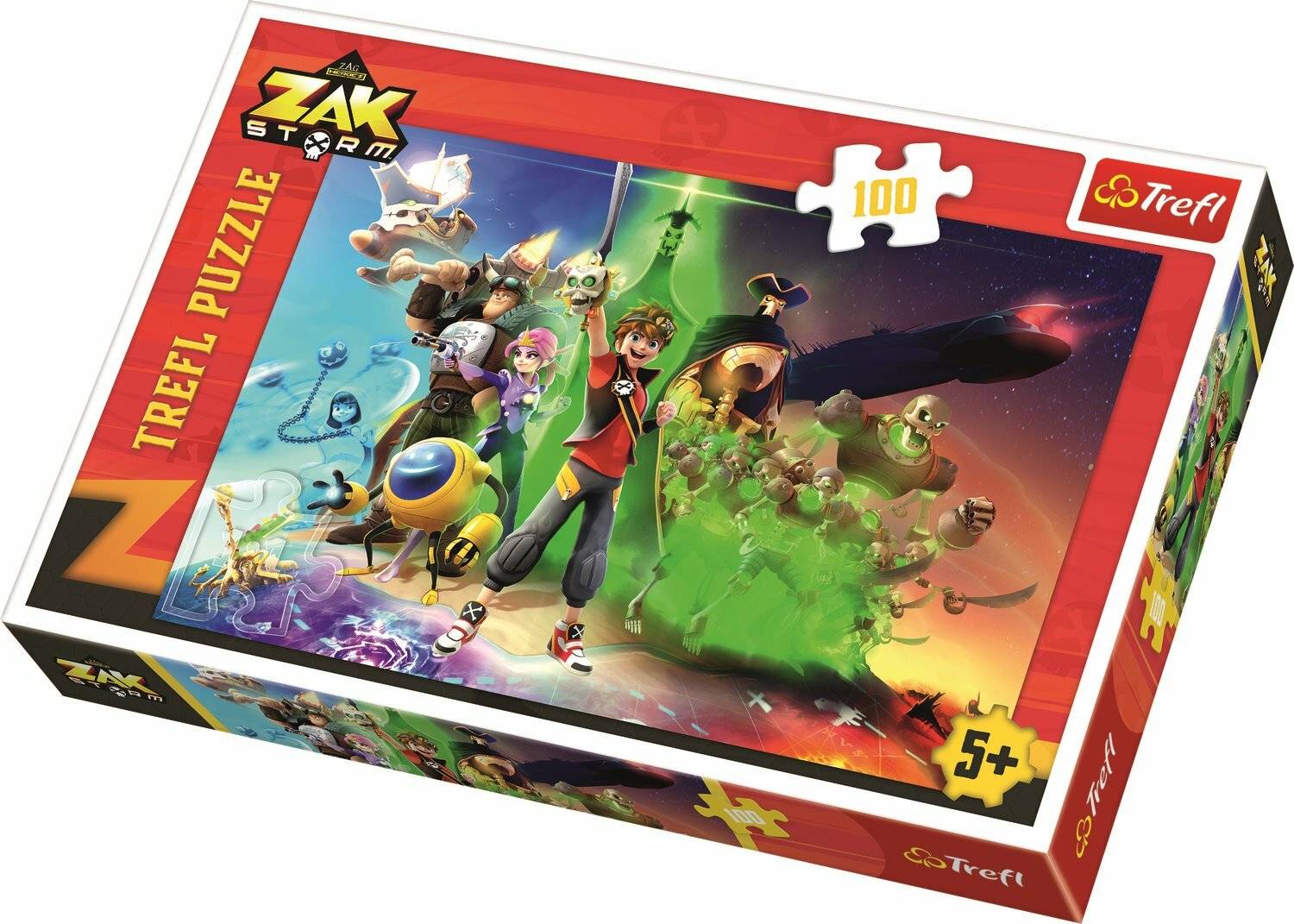 TREFL Puzzle Zak Storm: Eroberung der Meere 100 Teile