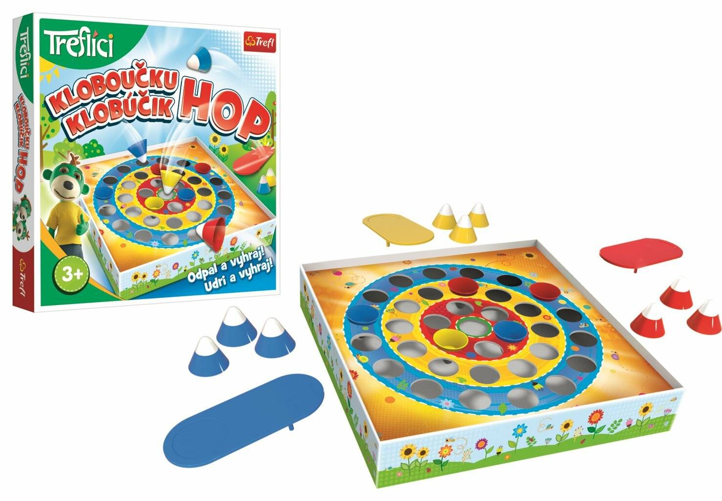 Spiel Hut, hopp! Kleeblätter