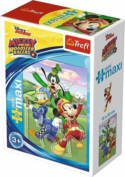 TREFL Puzzle Mickey Mouse: Rennfahrer 20 Teile