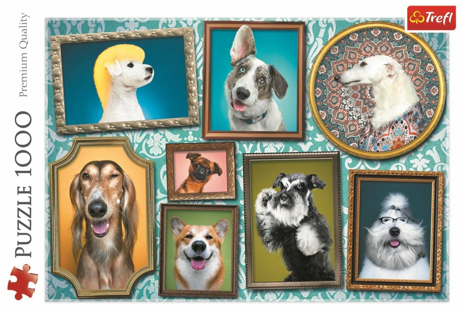 TREFL Puzzle Fröhliche Hunde 1000 Teile