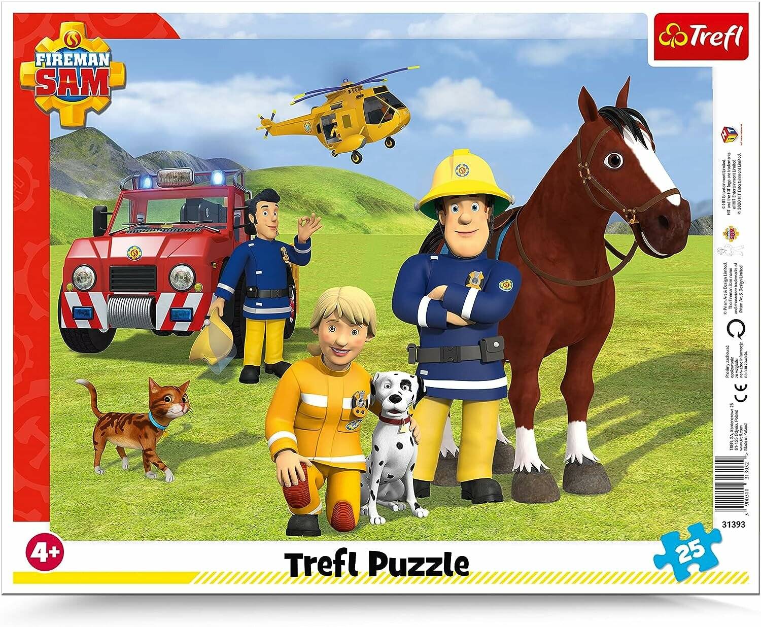 TREFL Puzzle Feuerwehrmann Sam: Auf Patrouille 25 Teile