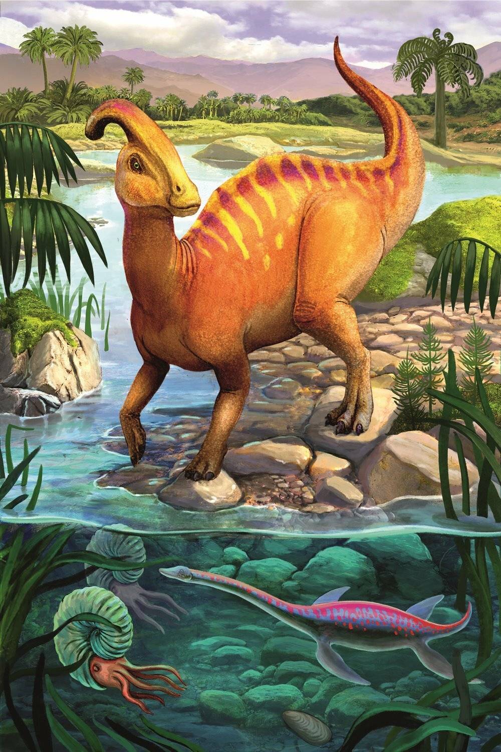 TREFL Puzzle Amazing dinosaurs: Parasaurolophus 54 Stück