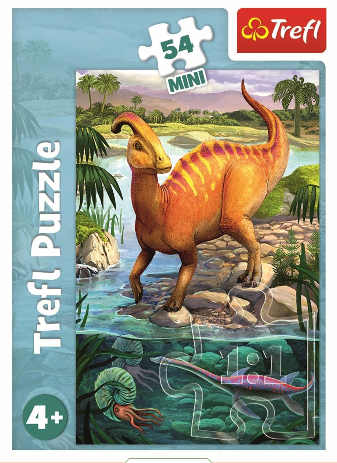TREFL Puzzle Amazing dinosaurs: Parasaurolophus 54 Stück