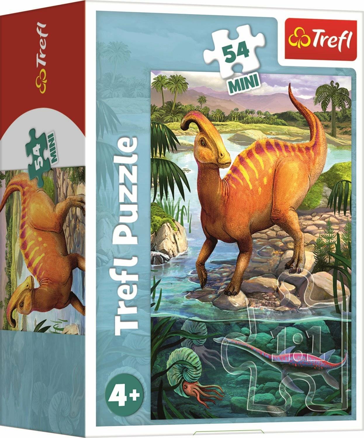 TREFL Puzzle Amazing dinosaurs: Parasaurolophus 54 Stück