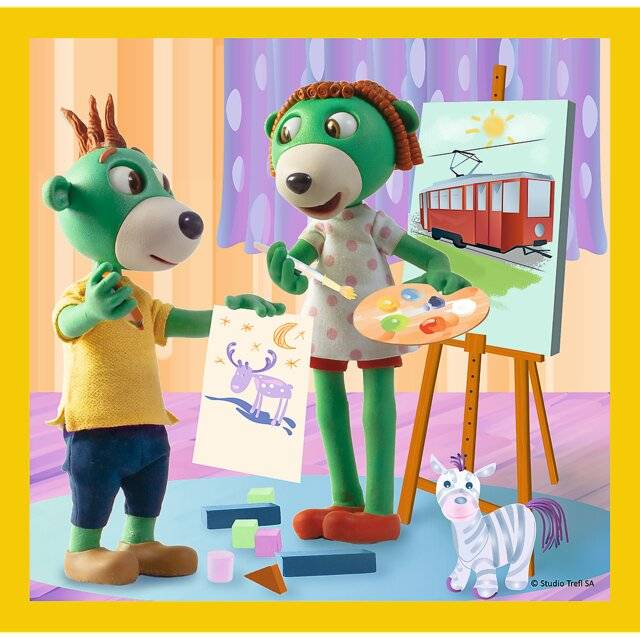 Puzzle Treflings: Zusammensein ist schön 3in1 (20,36,50 Stück)