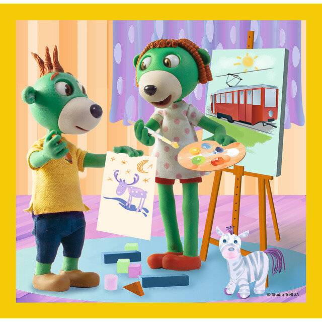 Puzzle Treflings: Zusammensein ist schön 3in1 (20,36,50 Stück)