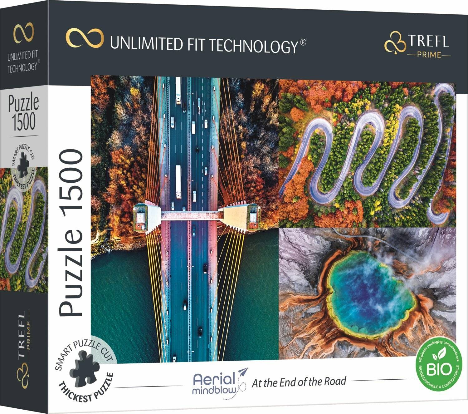 TREFL Puzzle UFT Aerial Mindblow: Am Ende des Weges 1500 Teile