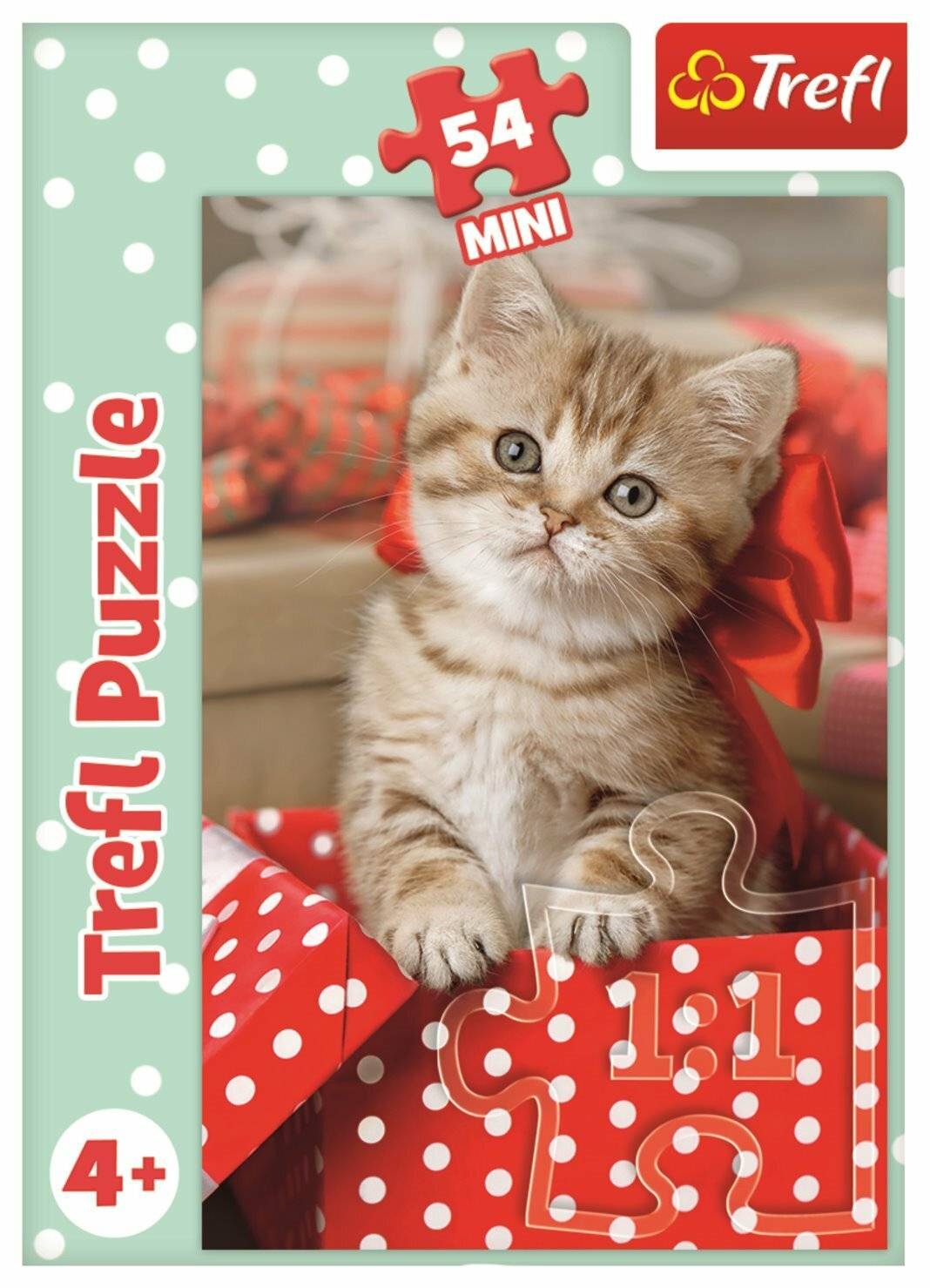 TREFL Puzzle Niedliche Tiere: Kätzchen 54 Teile