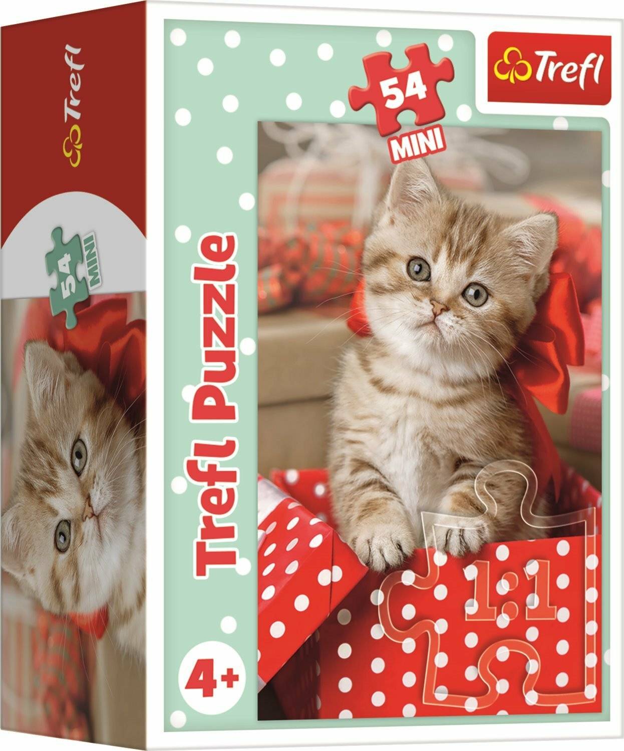 TREFL Puzzle Niedliche Tiere: Kätzchen 54 Teile