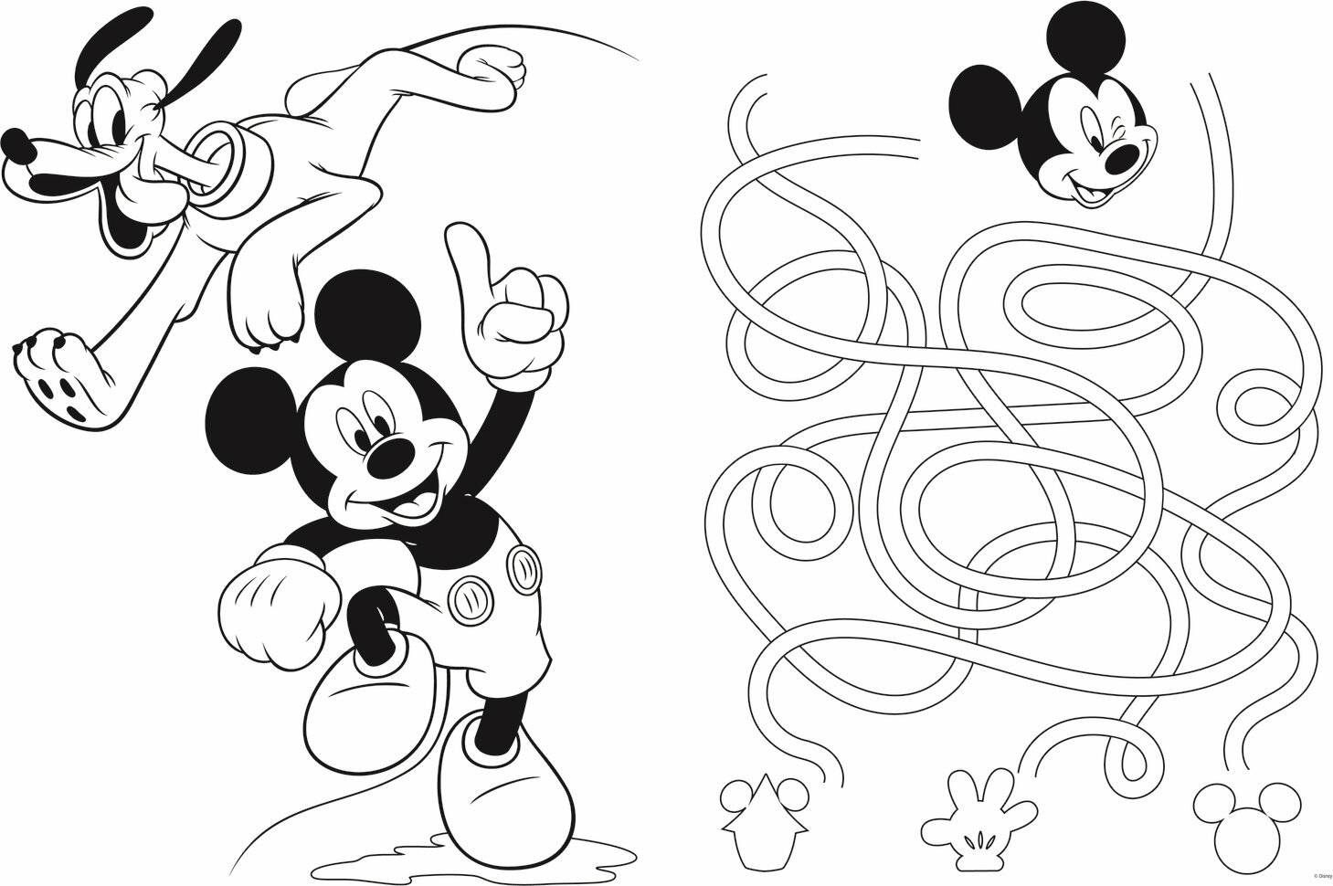 TREFL Doppelseitiges Puzzle Mickey's Club SUPER MAXI 24 Teile