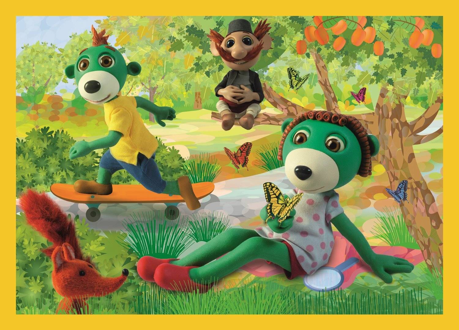 Puzzle Treflings: Zusammen 4in1 (35,48,54,70 Teile)