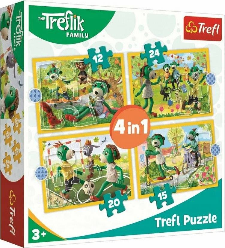 Puzzle Treflings: Fun 4in1 (12,15,20,24 Stück)