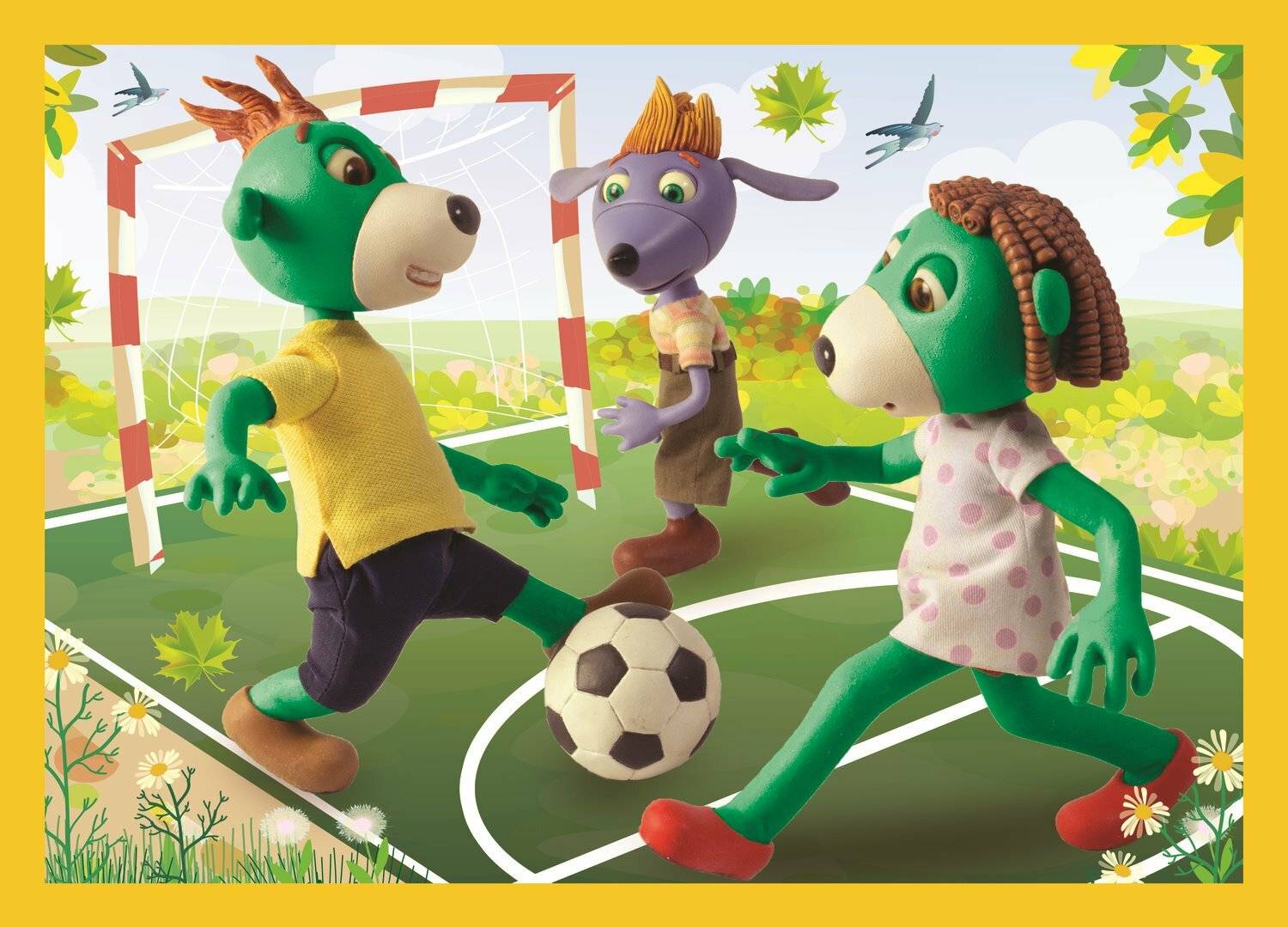 Puzzle Treflings: Zusammen 4in1 (35,48,54,70 Teile)