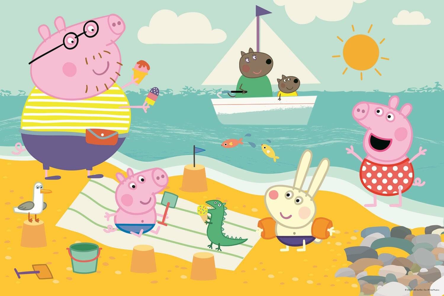 TREFL Peppa Pig Puzzle SUPER MAXI 24 Teile