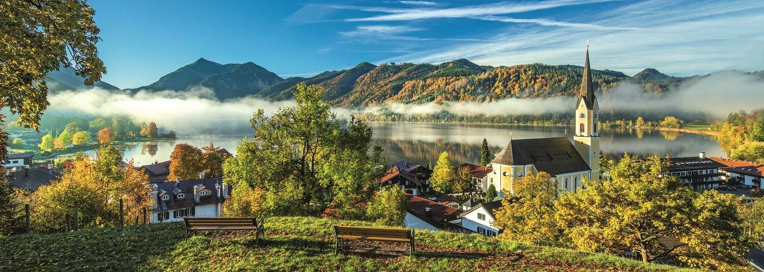TREFL Panoramapuzzle Schliersee, Deutschland 1000 Teile