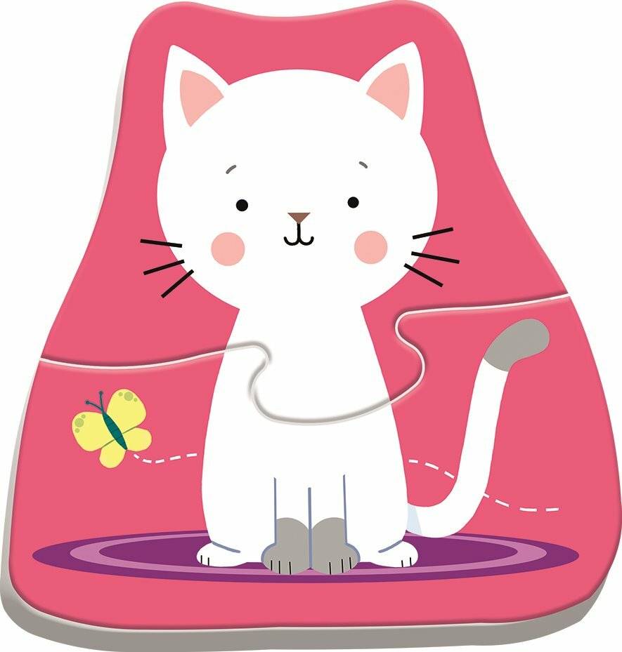 TREFL Baby puzzle Tiere 4x2 Teile