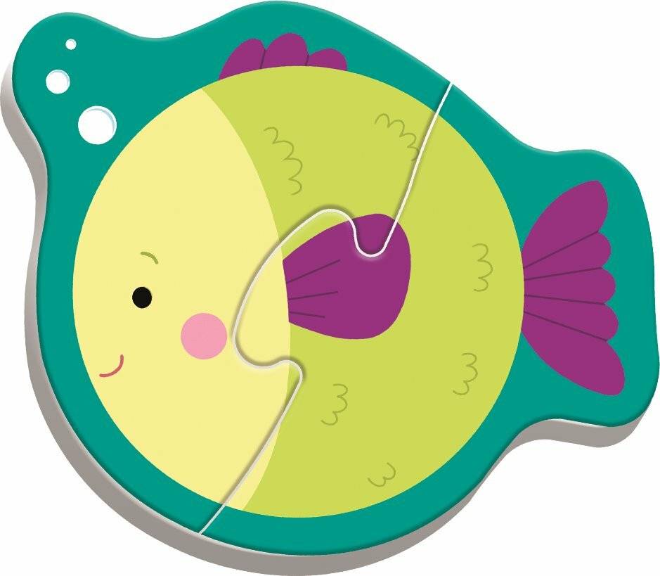 TREFL Baby puzzle Tiere 4x2 Teile