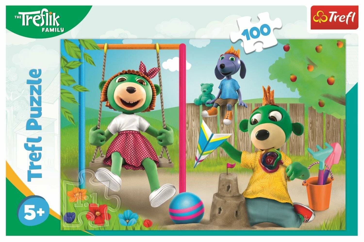 Puzzle Treflings: Spaß im Garten 100 Stück