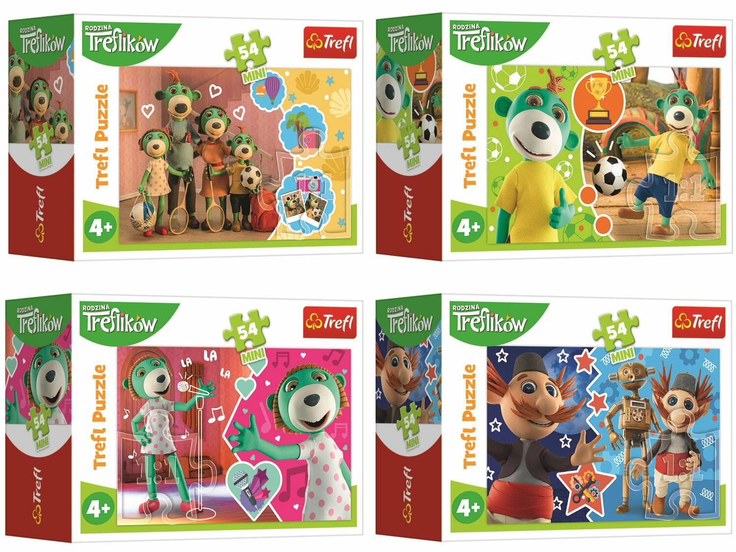 Display Puzzle Treflici 54 Teile (40 Stück)