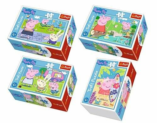 TREFL Puzzle Peppa Pig: Hüpfende Puppe 54 Teile