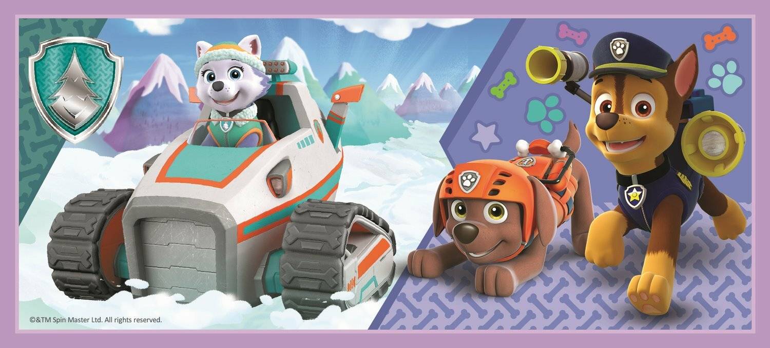 TREFL Unterschiedsfindungspuzzle Flapper Patrol 4in1 (30,30,60,160 Teile)