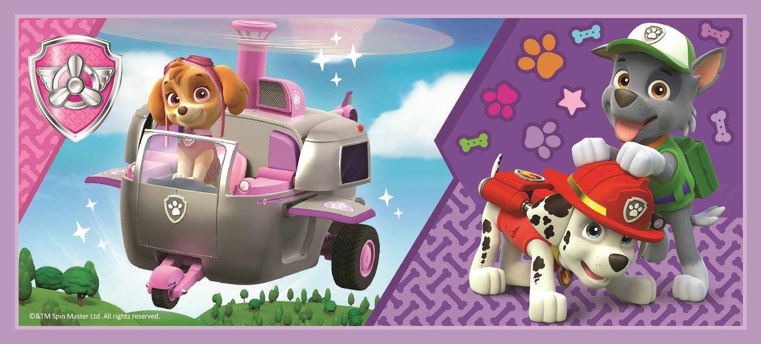 TREFL Unterschiedsfindungspuzzle Flapper Patrol 4in1 (30,30,60,160 Teile)