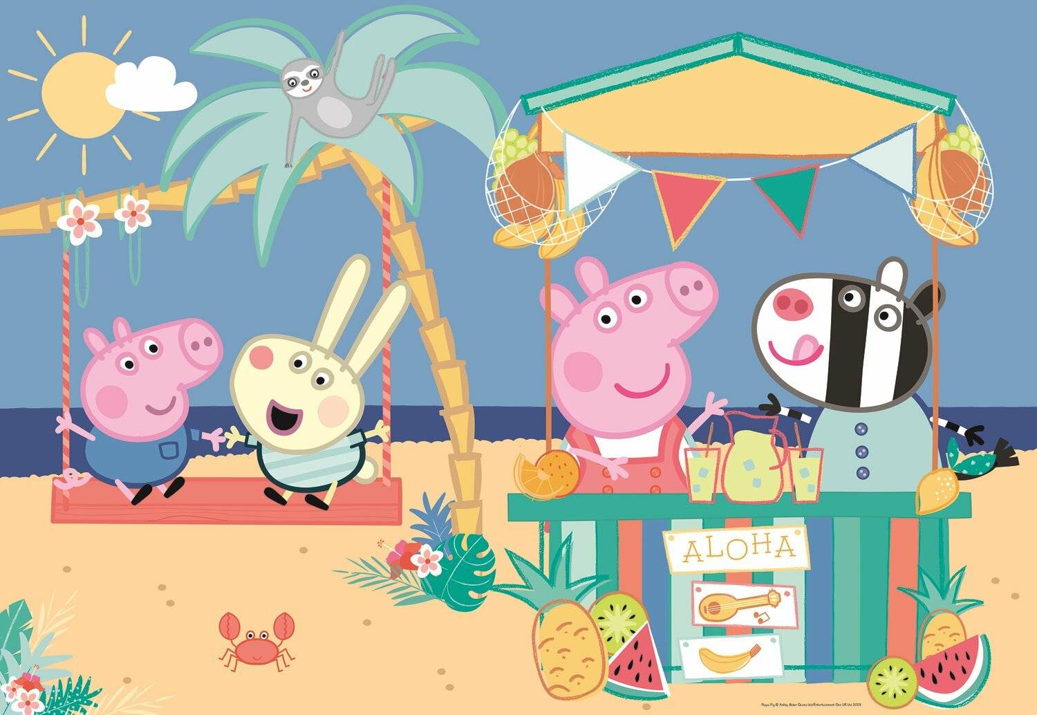 TREFL Doppelseitiges Puzzle Peppa Pig MAXI 30 Teile ECO