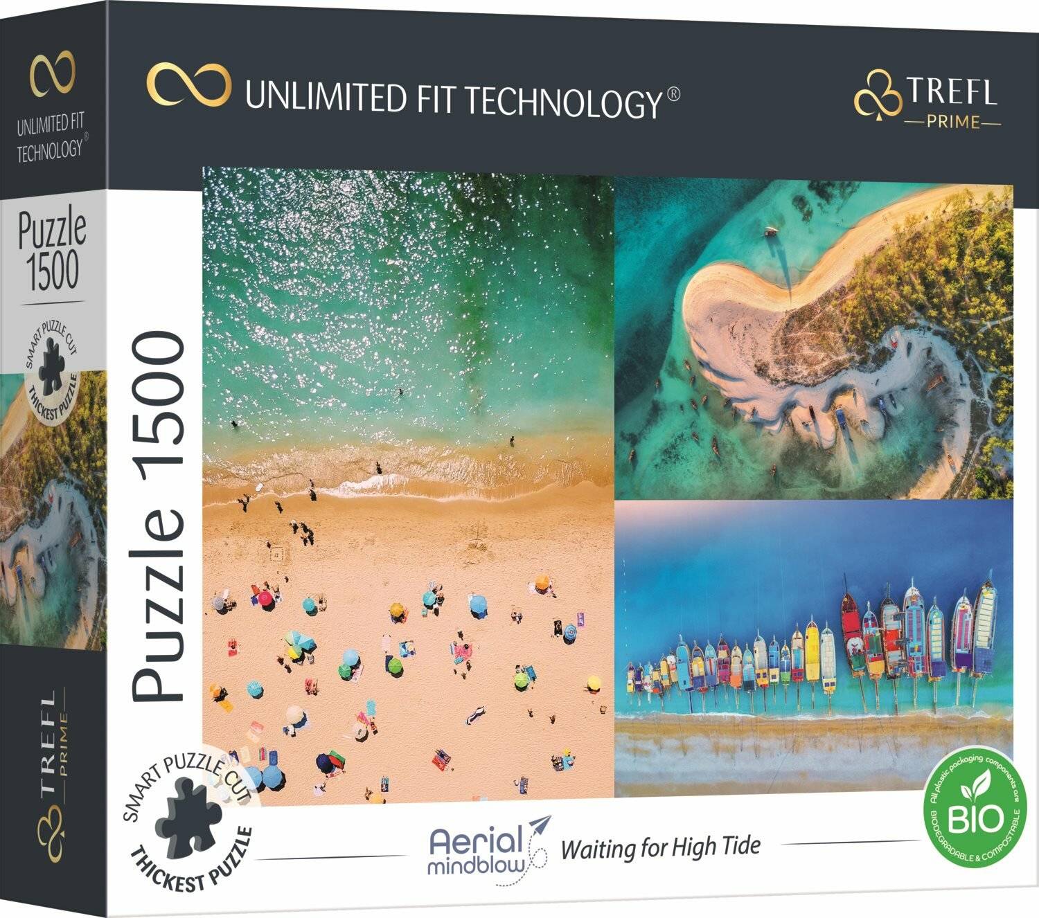 TREFL Puzzle UFT Aerial Mindblow: Warten auf die Flut 1500 Teile