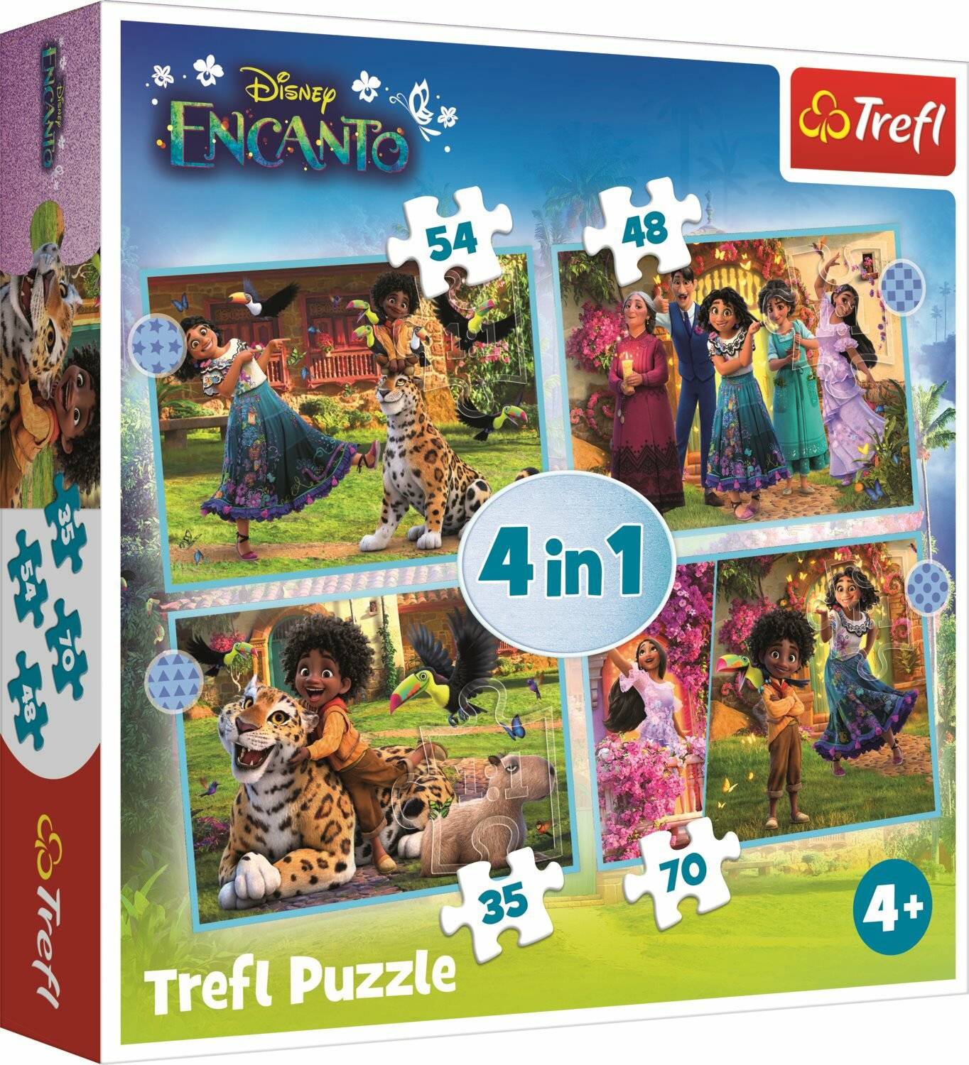 TREFL Puzzle Encanto 4in1 (35,48,54,70 Teile)