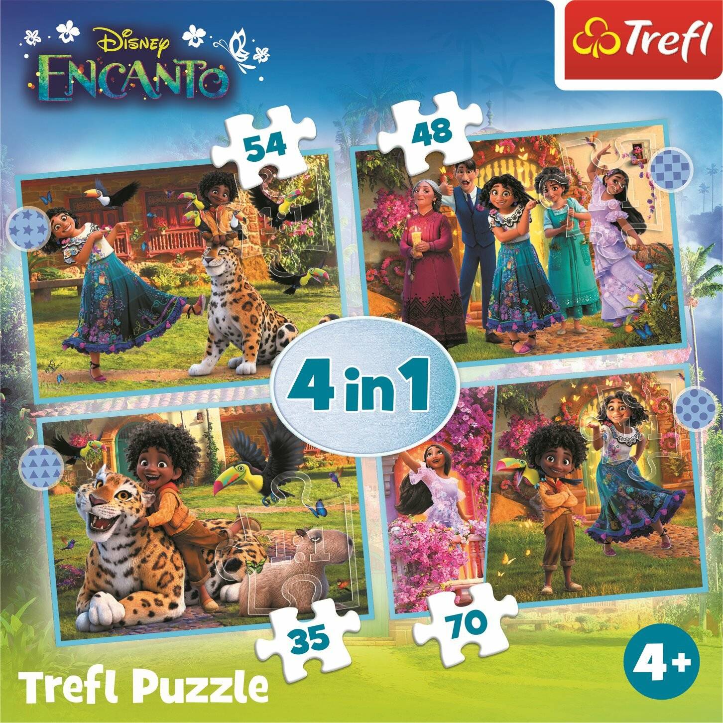 TREFL Puzzle Encanto 4in1 (35,48,54,70 Teile)