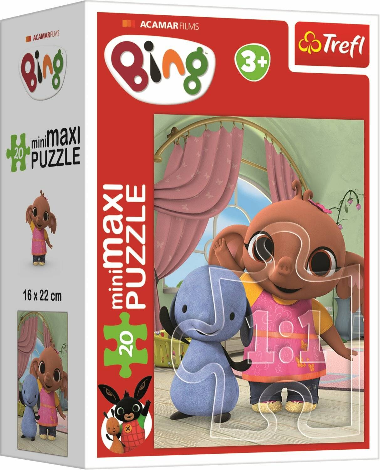 TREFL Puzzle Bing: Bing und Flop 20 Teile