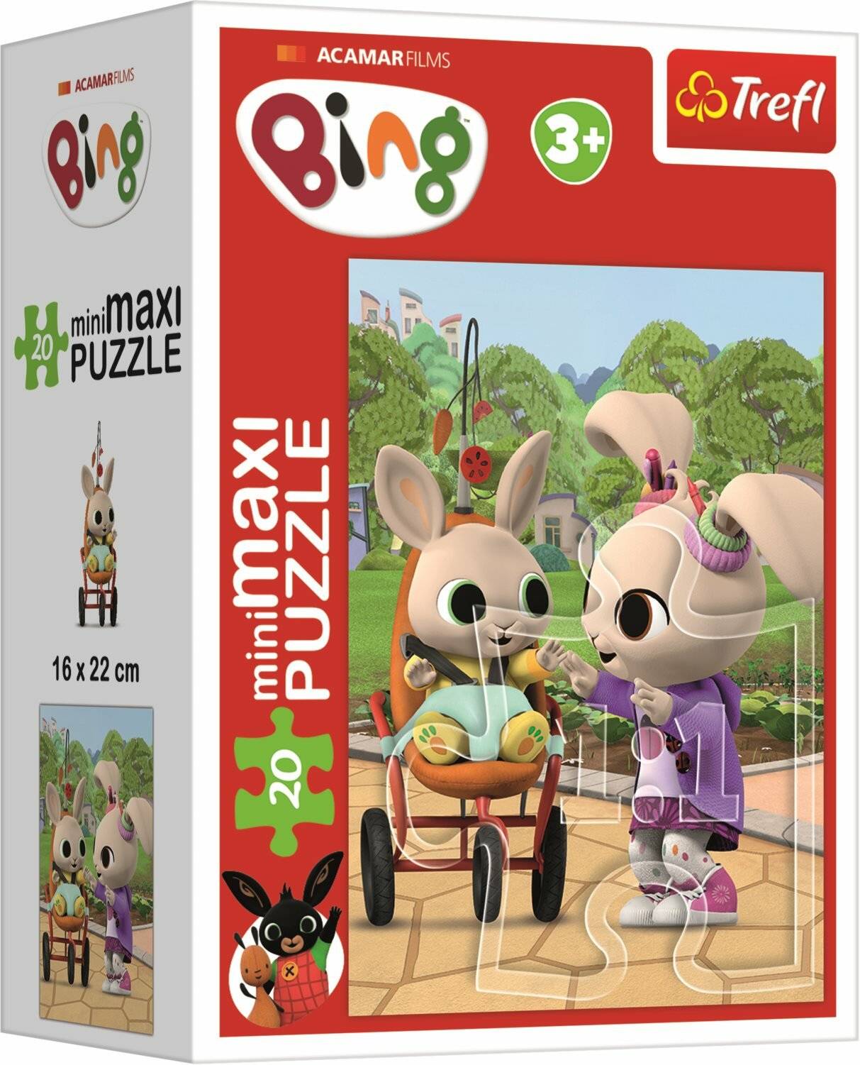 TREFL Puzzle Bing: Bing und Flop 20 Teile