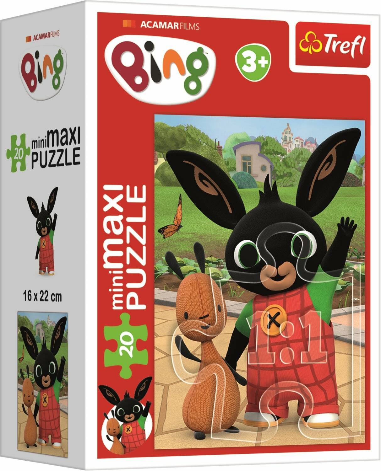 TREFL Puzzle Bing: Bing und Flop 20 Teile