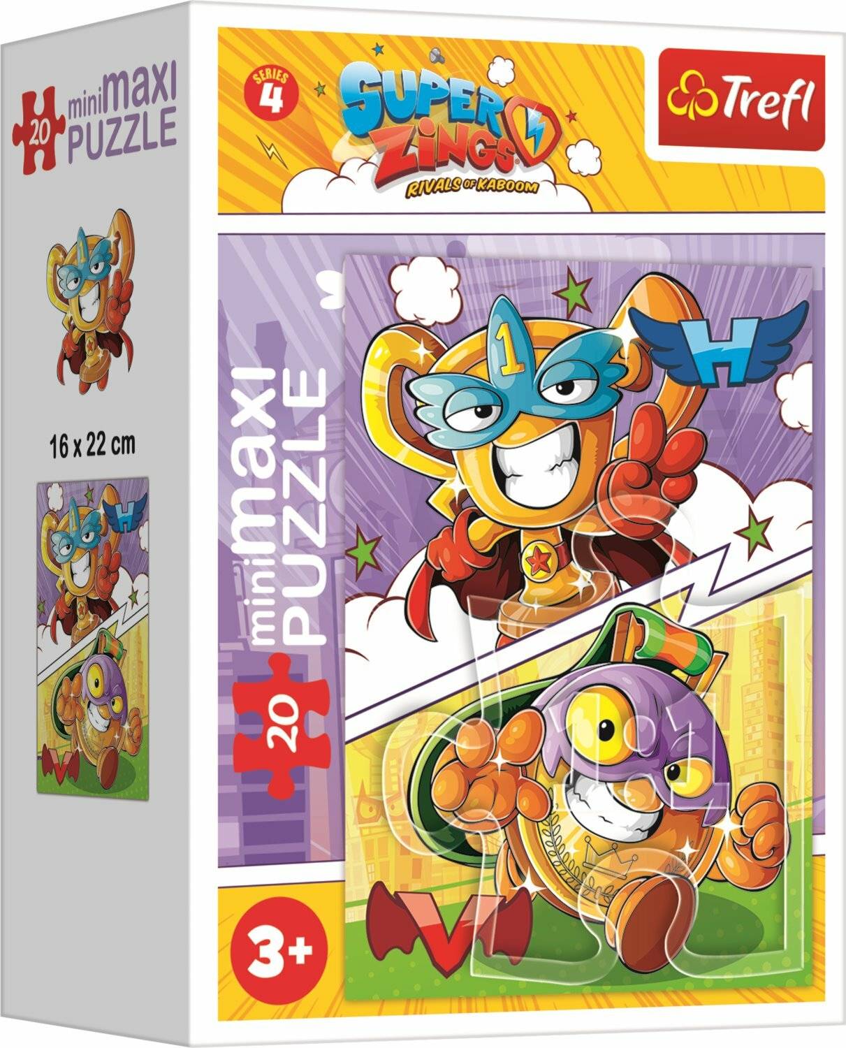 TREFL Display Puzzle Kid Kazoom und Super Zings 20 Teile (24 Stück)