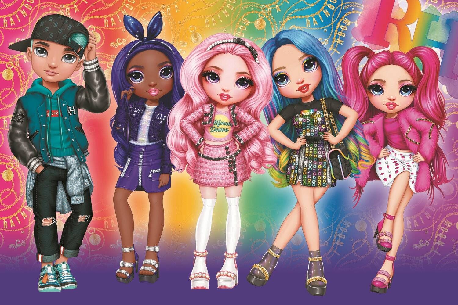 TREFL Puzzle Super Shape XL Rainbow High: Style 104 Teile