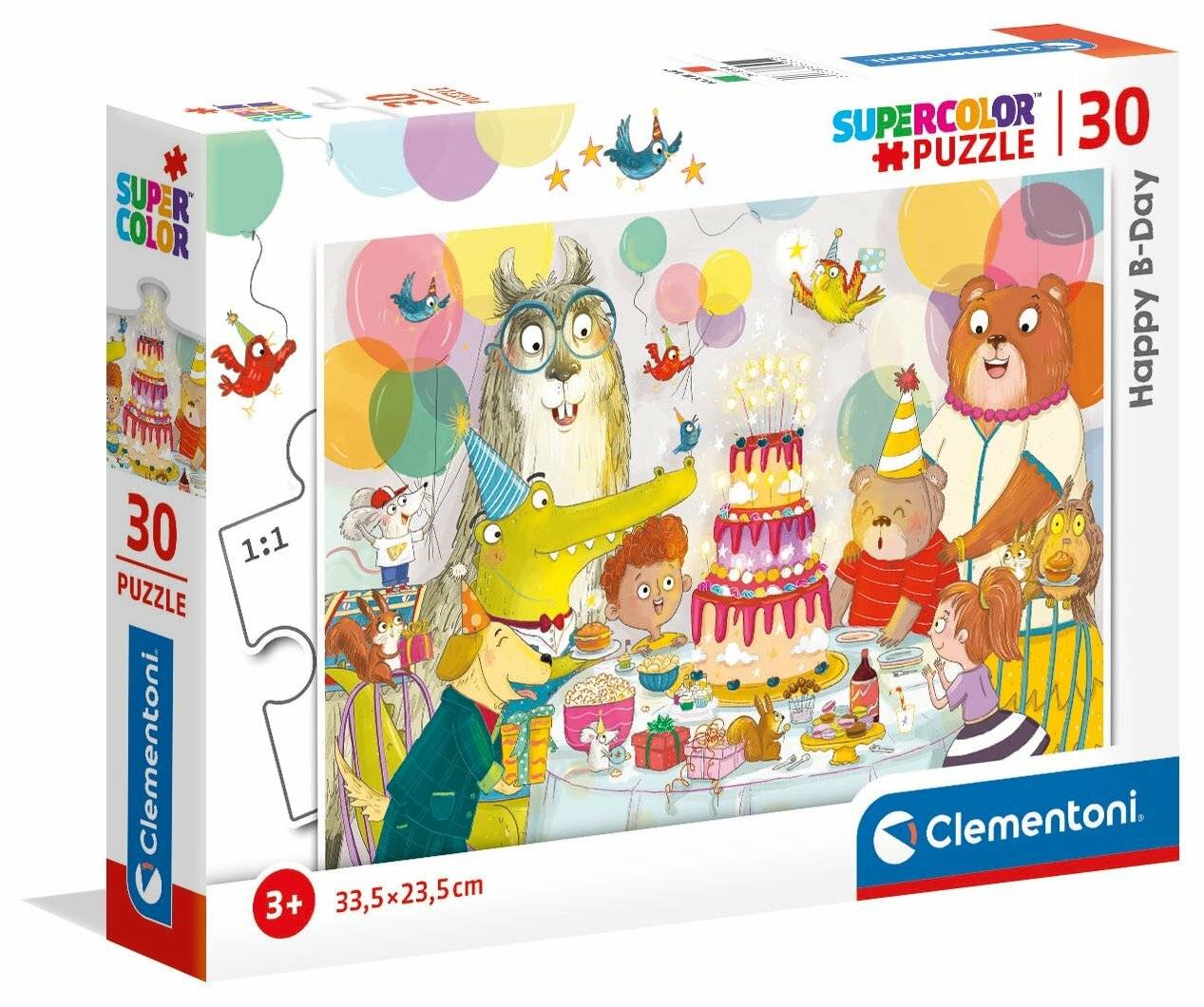 CLEMENTONI Puzzle Happy Birthday! 30 Teile