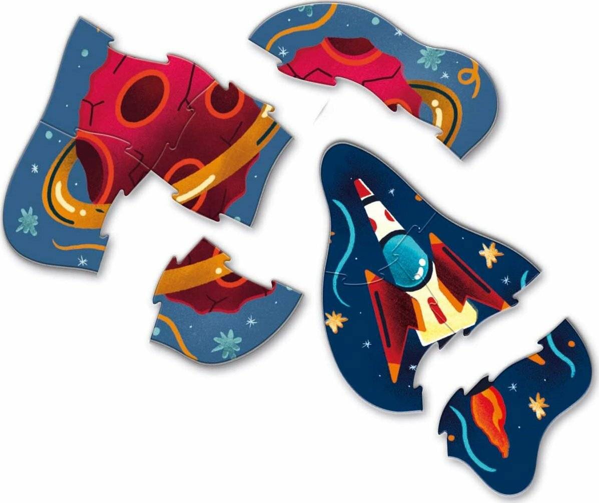 CLEMENTONI Play For Future Mein erstes Puzzle im Weltraum 4in1