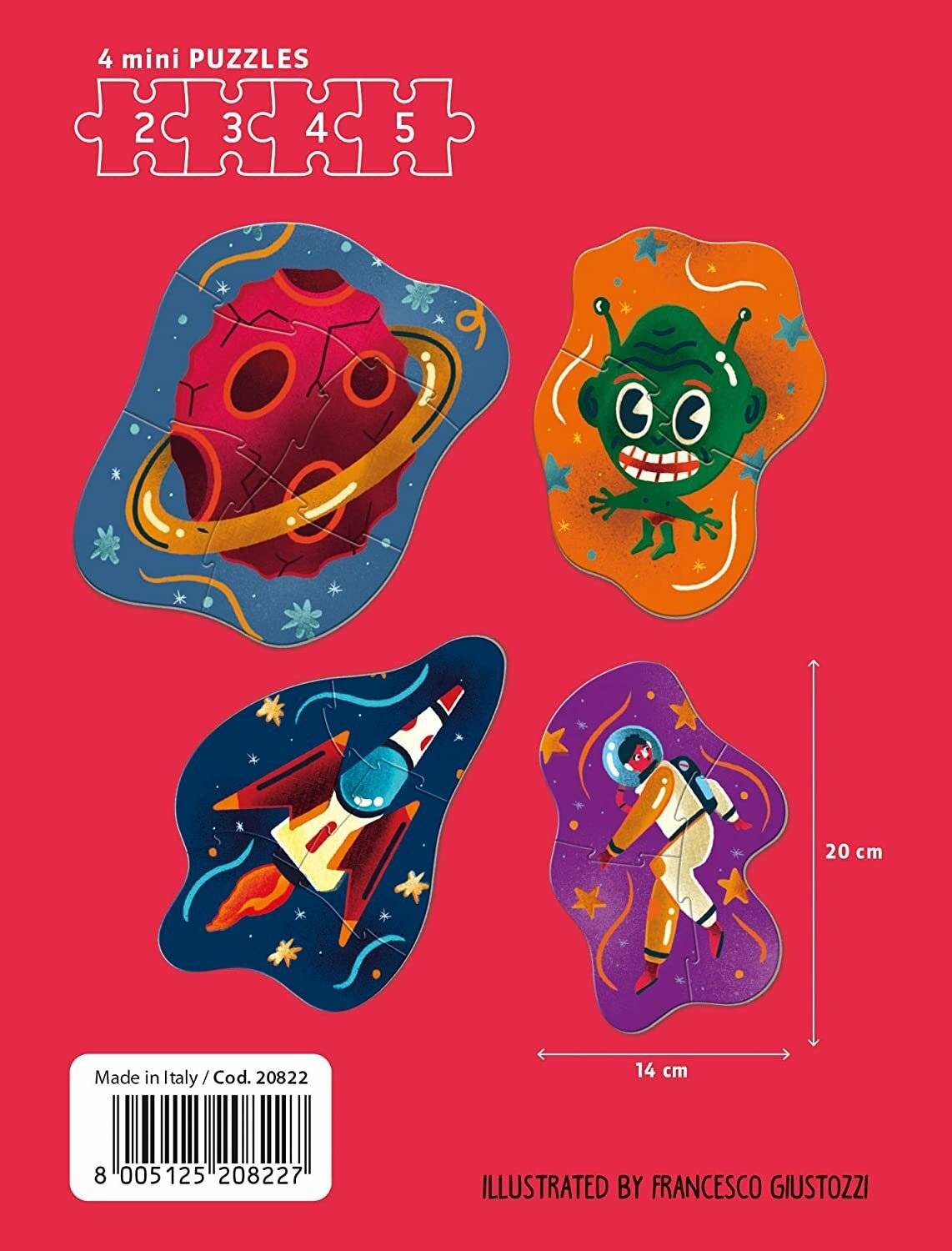 CLEMENTONI Play For Future Mein erstes Puzzle im Weltraum 4in1