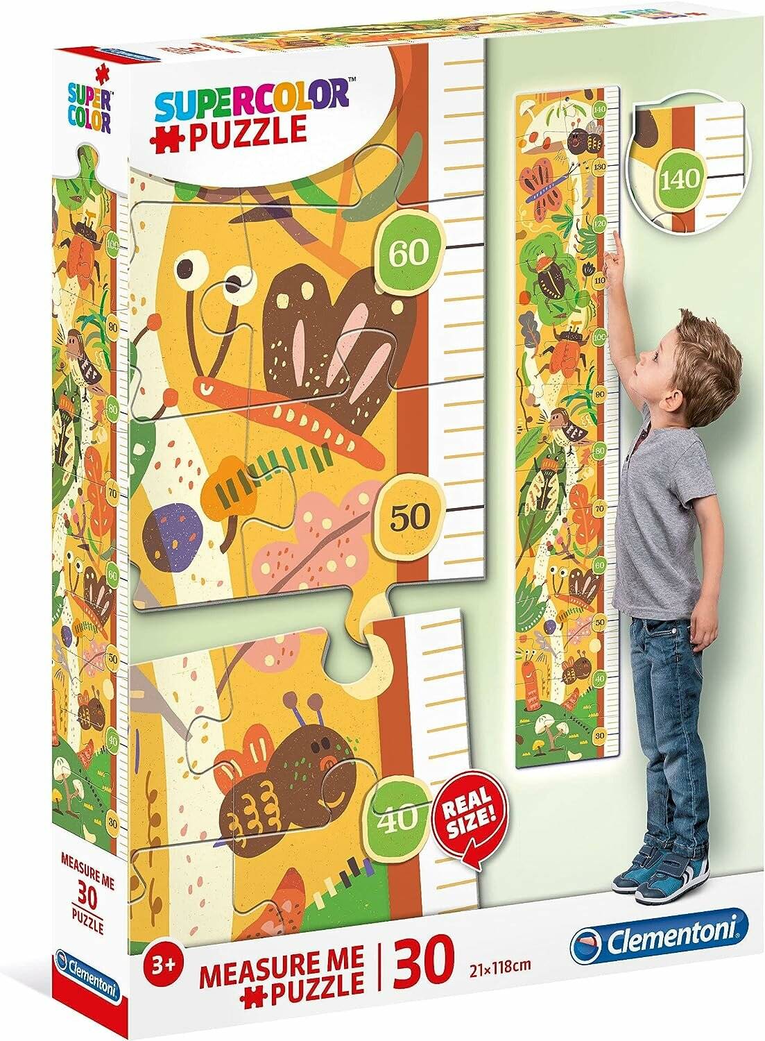 CLEMENTONI Puzzle Meterware Käfer 30 Stück