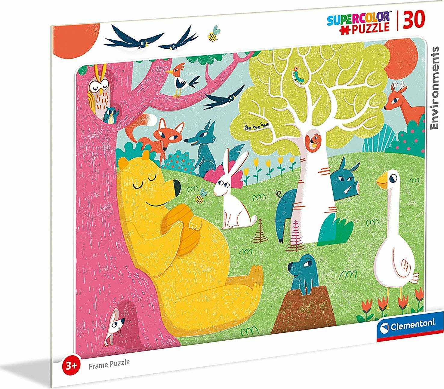 CLEMENTONI Puzzle Leben im Wald 30 Teile
