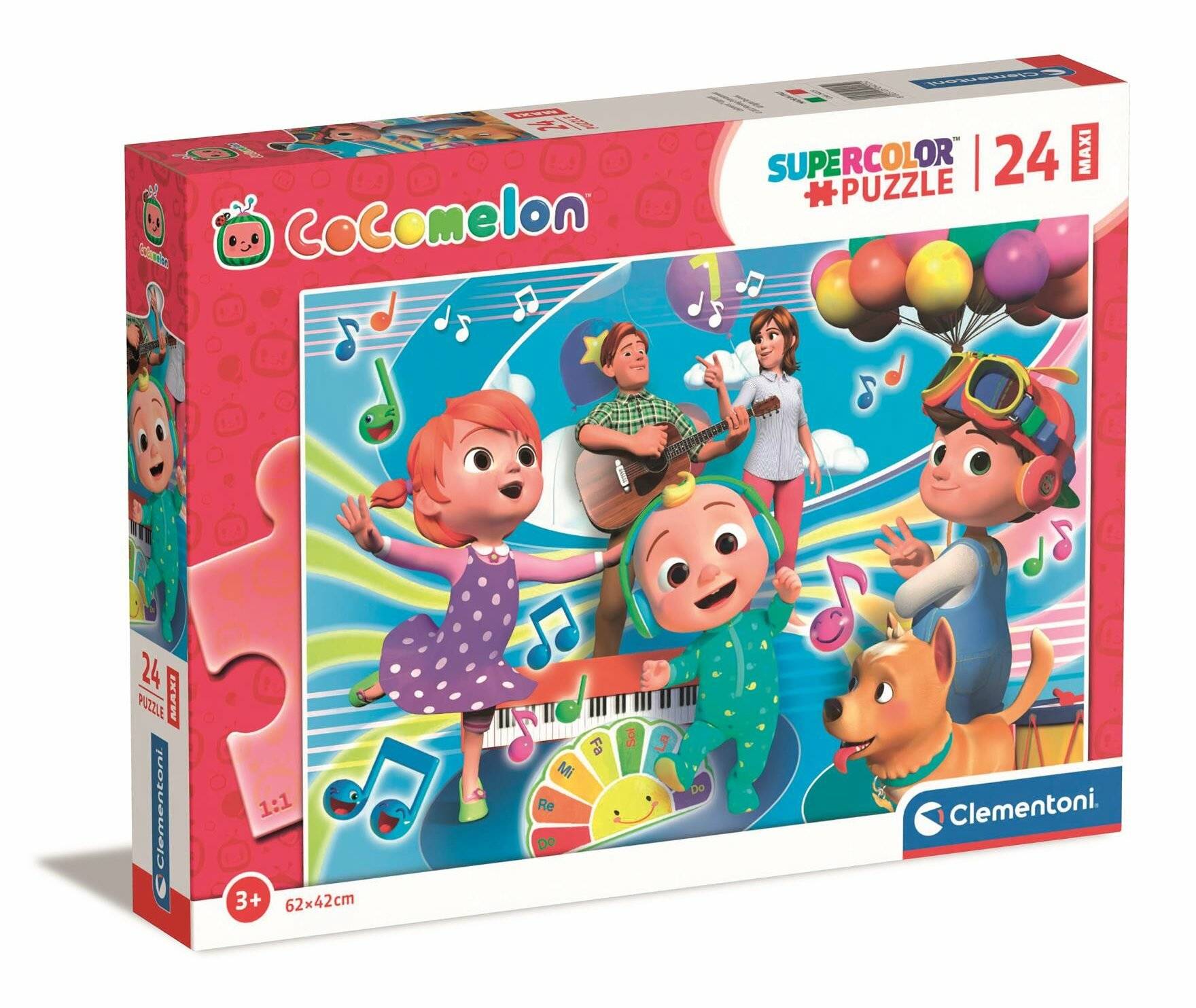 CLEMENTONI Puzzle CoComelon und Musik MAXI 24 Teile