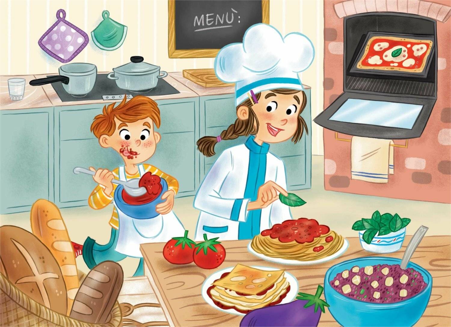 CLEMENTONI Puzzle Beruf: der Koch 30 Teile