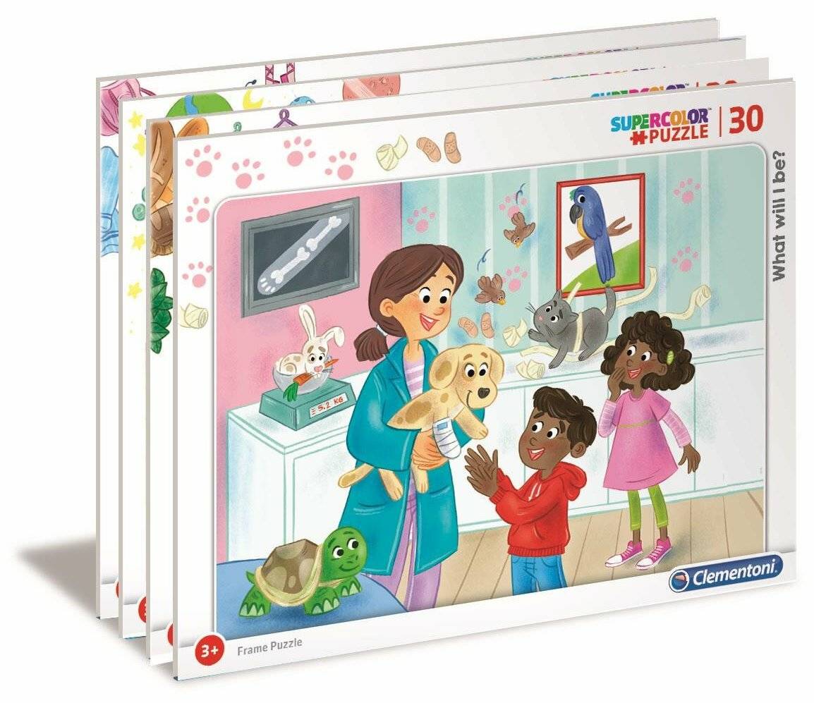 CLEMENTONI Puzzle Beruf: der Koch 30 Teile