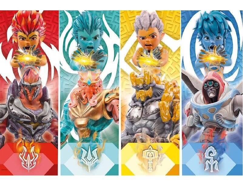 CLEMENTONI Puzzle Gormiti: Boten mit Armbändern MAXI 104 Teile