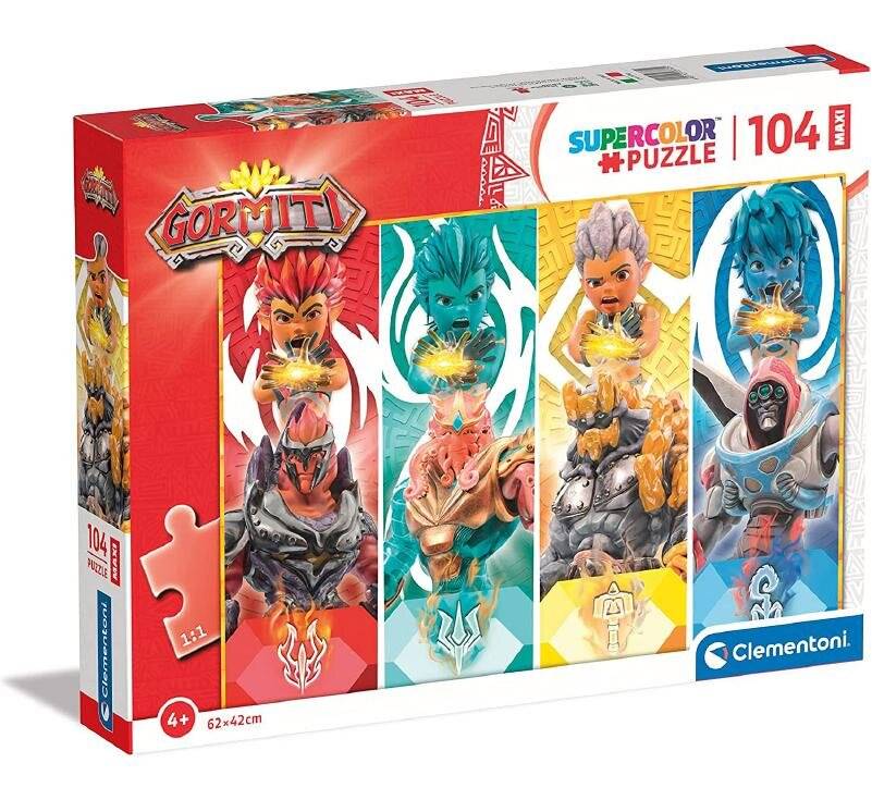CLEMENTONI Puzzle Gormiti: Boten mit Armbändern MAXI 104 Teile