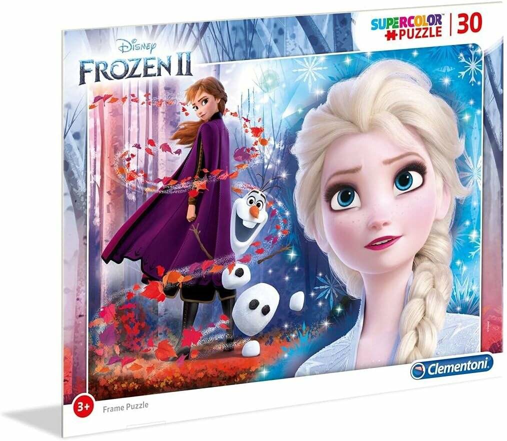 CLEMENTONI Puzzle Eisreich 2: Schwestern mit Olaf 30 Teile